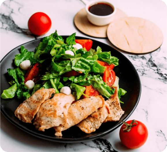 Prato de comida da foodie